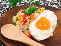 【レシピ】高野豆腐のガパオライス風プレート