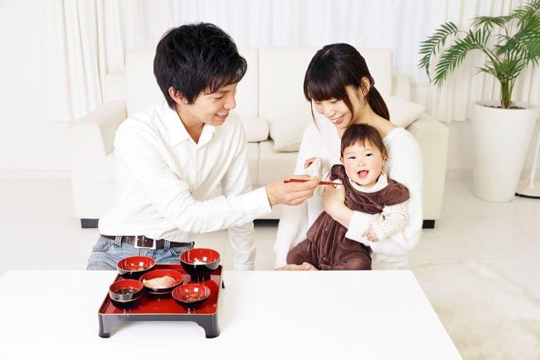 子どもの食を願う「お食い初め」