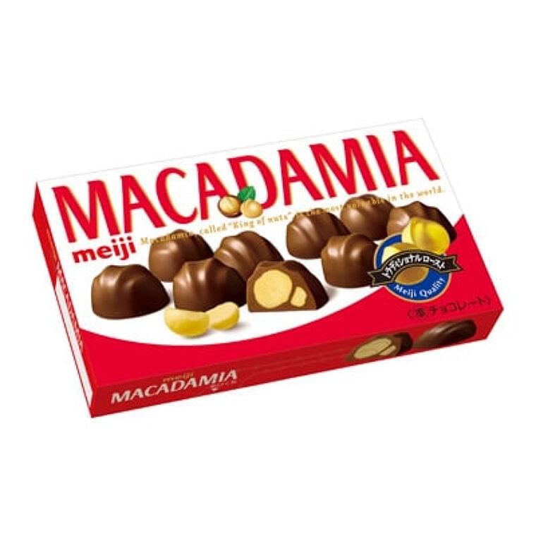マカダミアチョコレート 9粒 明治