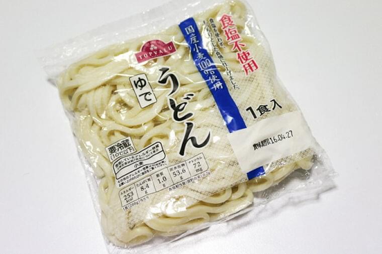 ゆでうどん（塩分無添加）