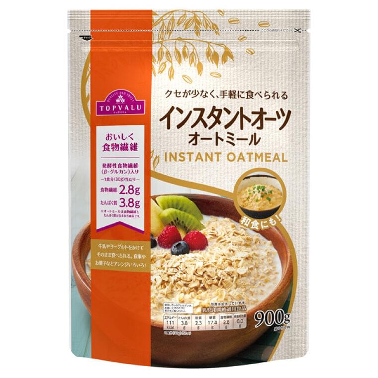 トップバリュ インスタントオーツ オートミール
