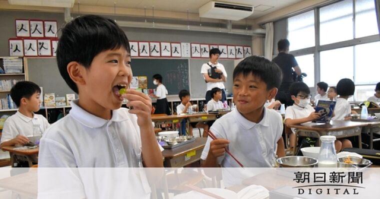 地元のブドウ、味も知る 岡山の小学校で食育授業:朝日新聞デジタル
