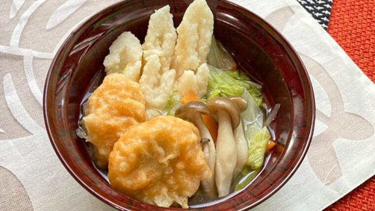 カット野菜とうどんスープでつくるきりたんぽ鍋…1人分でもおいしくできる! | ヨミドクター(読売新聞)