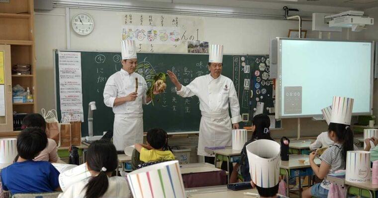 フランス発の食育活動「味覚の授業」 親子パティシエの島田進・徹シェフ、小学校で授業  学ナビ - 産経ニュース