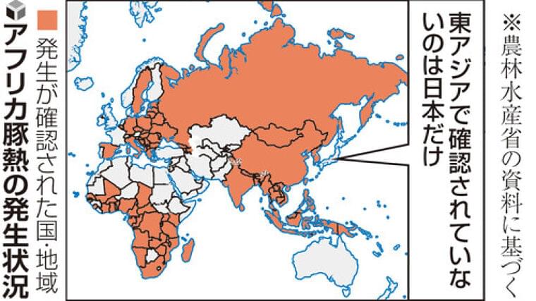 東アジアで未発生は日本のみ、「アフリカ豚熱」水際警戒を強化…最悪のシナリオは「国内の飼養豚４割減」 | ヨミドクター(読売新聞)