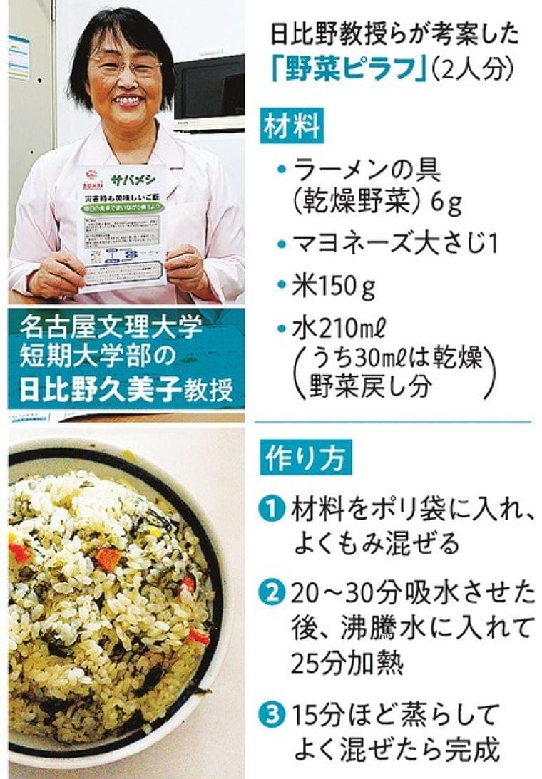 災害時も美味しいご飯「サバメシ」　湯せんでなめらかさ：朝日新聞デジタル