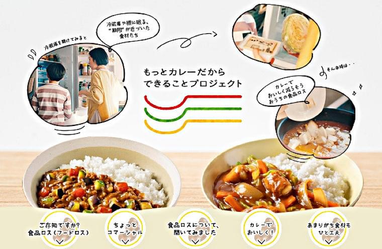 家庭のカレーで食品ロス削減へ、「もっとカレーだからできることプロジェクト」サイト開設/ハウス食品グループ本社|食品産業新聞社ニュースWEB