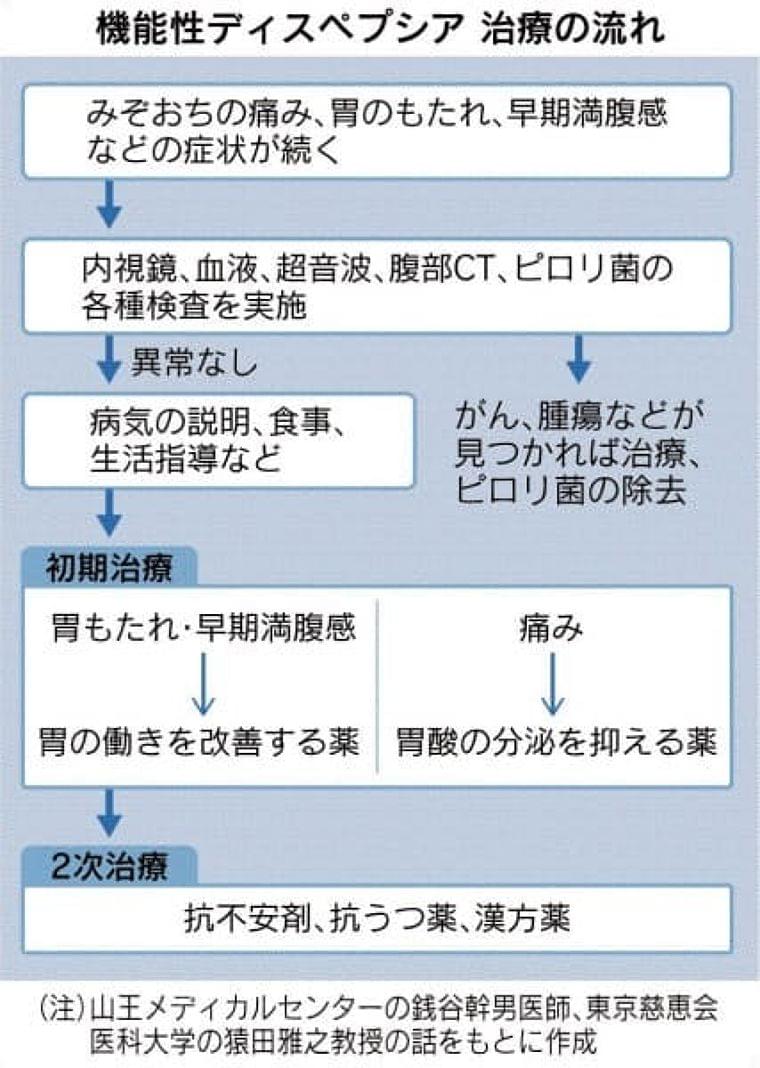 長引く胃のもたれ、痛み 機能性ディスペプシアかも