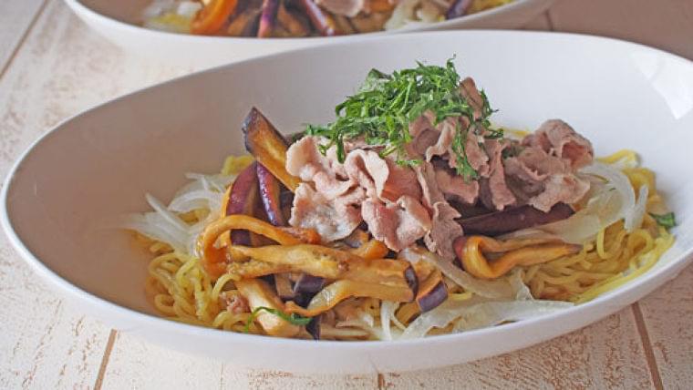 ナスと冷しゃぶの冷やし中華…一皿で、主食と主菜 : yomiDr./ヨミドクター(読売新聞)