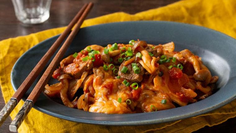 牛肉のトマトとキムチのいため…野菜と一緒に食べる : yomiDr./ヨミドクター(読売新聞)