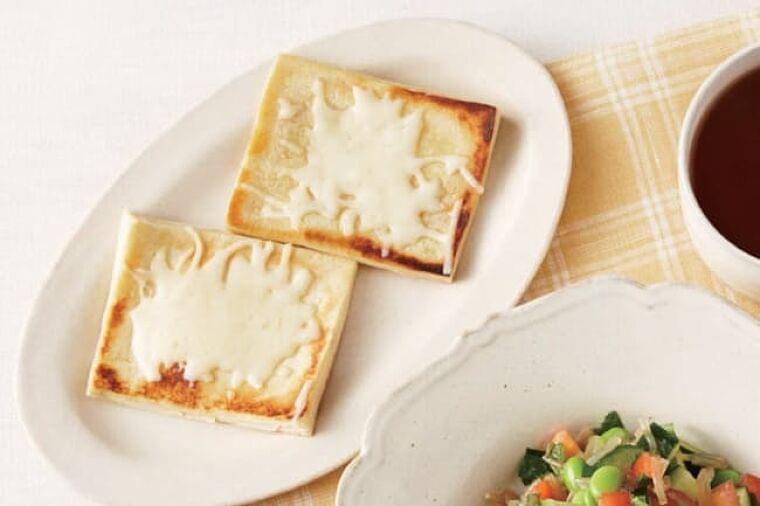 おなか満足ダイエット　パン代わりに高野豆腐トースト