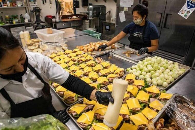 米国にある飢餓 貧困層支援するミネソタ州の外食業界