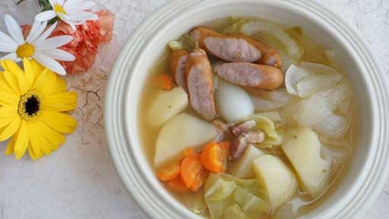 新タマネギのポトフスープ…コトコト煮込んだ : yomiDr./ヨミドクター(読売新聞)