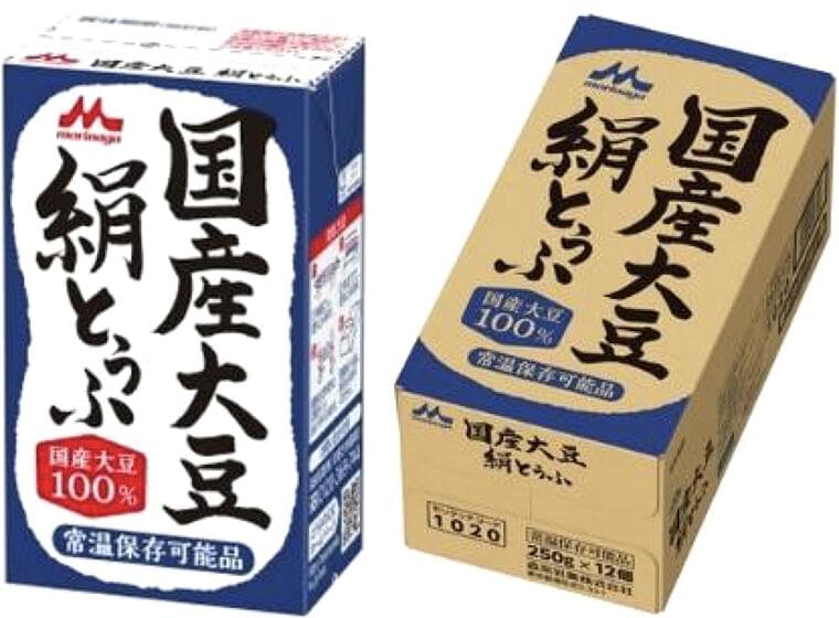 「森永 国産大豆絹とうふ」EC限定発売、常温で216日の保存可能/森永乳業｜食品産業新聞社ニュースWEB