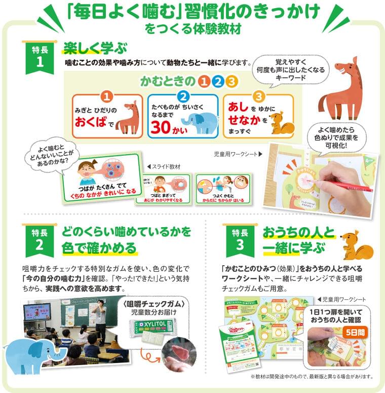ロッテがよく噛むことの習慣化をサポートする教材「めざせ!かむことマスター」開発。小学校へ無償提供いたします。2022年4月4日(月)から募集開始。|株式会社ロッテのプレスリリース
