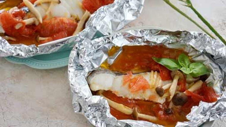魚のホイル焼きトマトソース…アクセントは、セロリ | ヨミドクター(読売新聞)