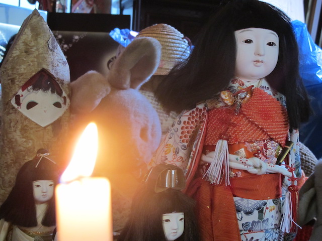 供養希望で送られてきた人形たち