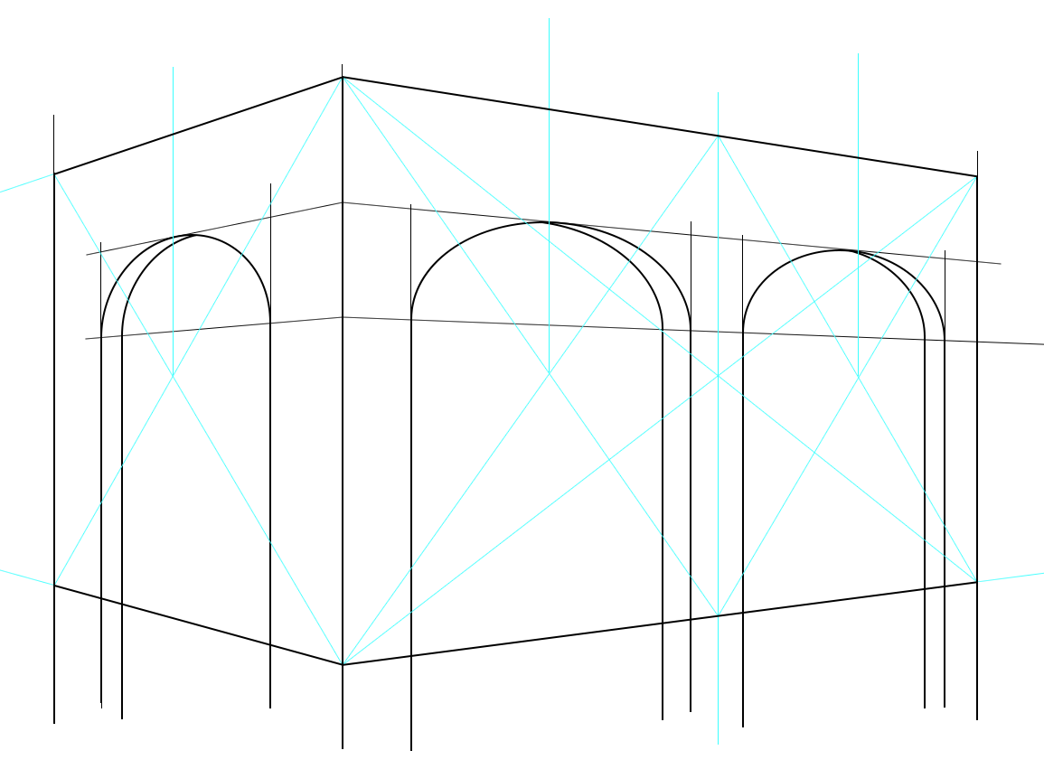 Fractions et ellipses en perspective conique