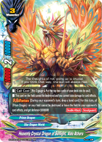 Heavenly Crystal Dragon of Sunlight, Aldo Athora
