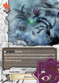 Unfreezing