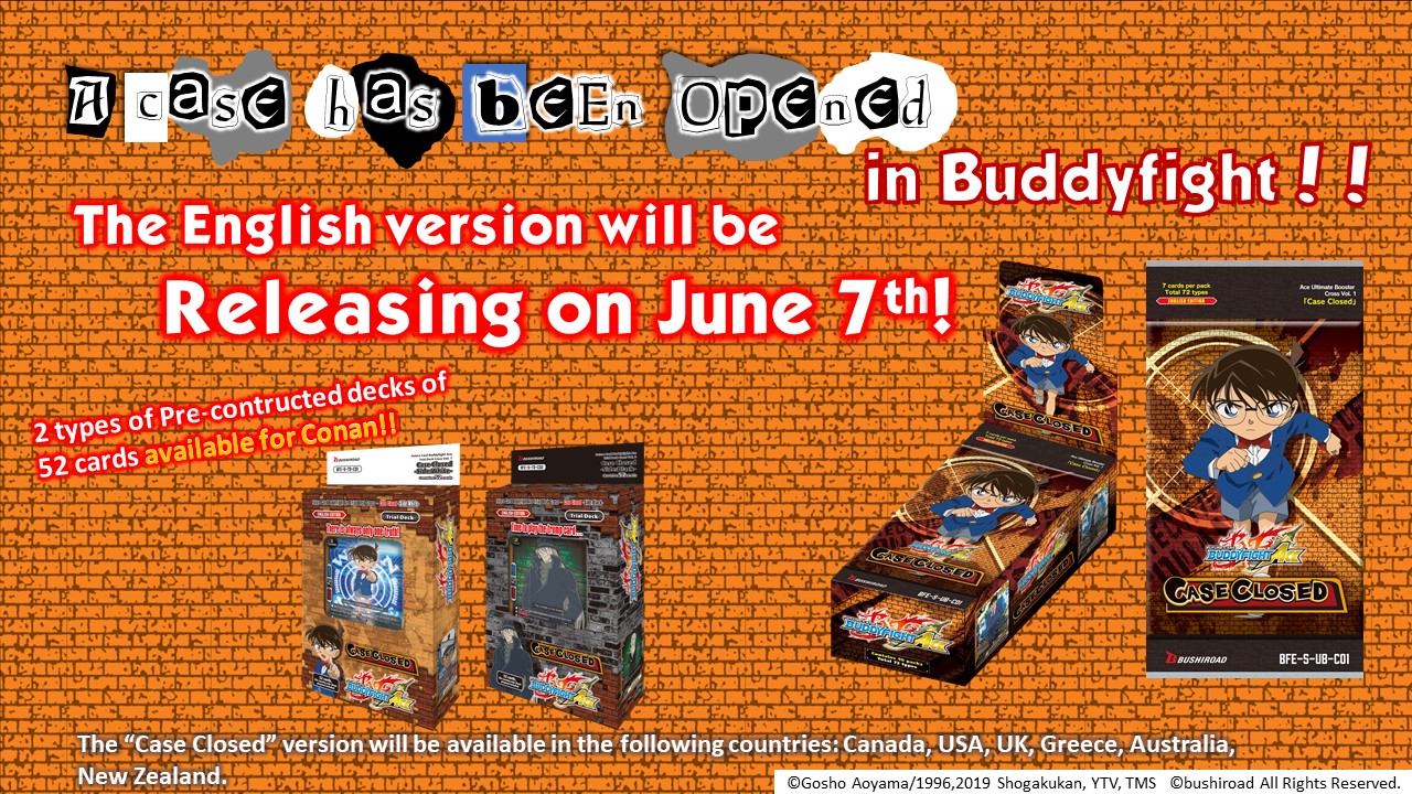Buddyfight News Detective Conan A K A Case Closed In The World Of Buddyfight Future Card Buddyfight Buddyfight News Detective Conan A K A Case Closed In The World Of Buddyfight Future Card Buddyfight