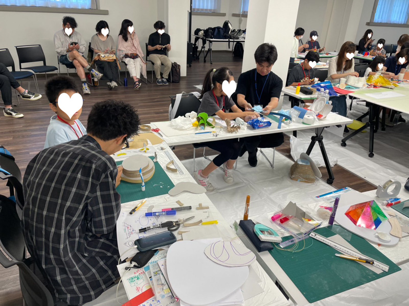 「未来の札幌のまちづくり_子ども建築ワークショップ」に建築学科学生がTAとして参加しました！