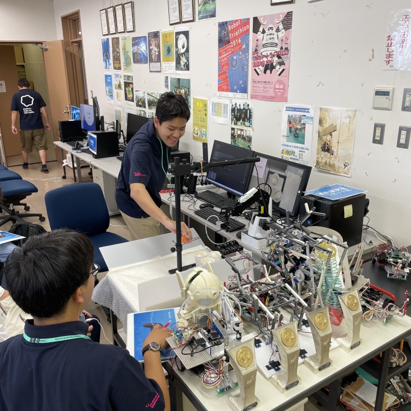 夏のオープンキャンパス＠電子情報工学科