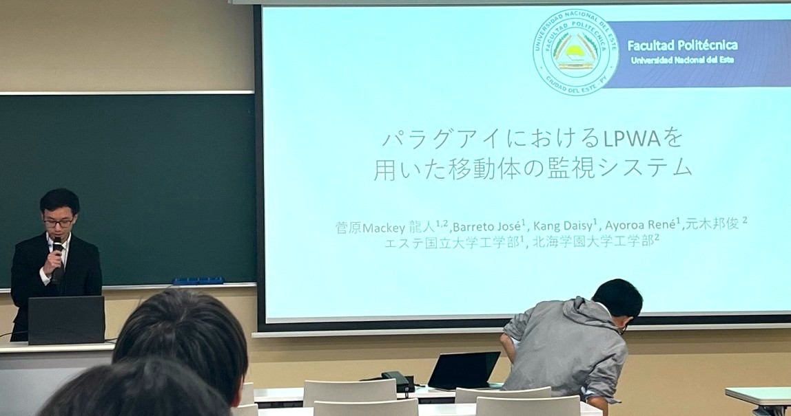 3名の大学院生・研修生が電気・情報関係学会北海道支部連合大会で研究成果を発表しました