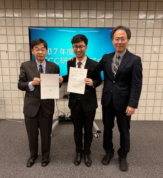 パラグアイからのHIECC研修生・菅原龍人さんの修了式を挙行