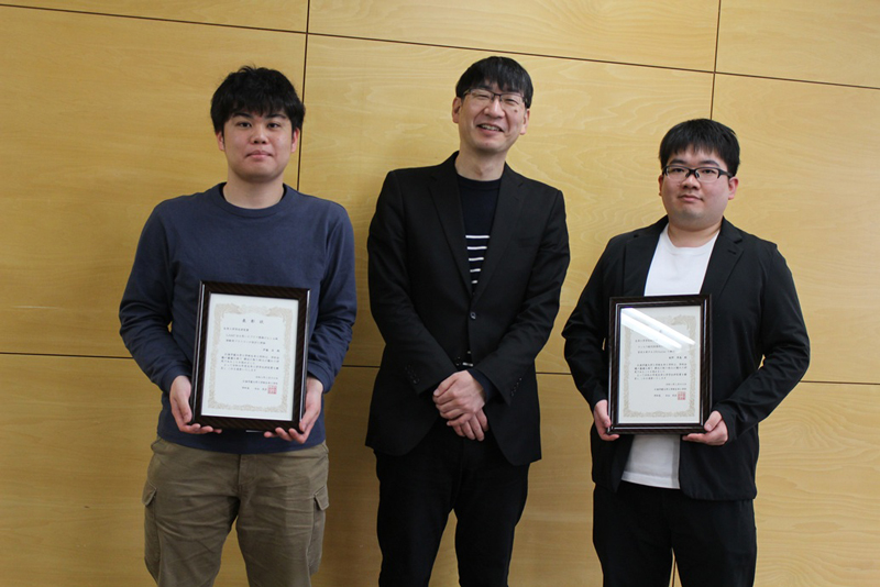 生命工学学生研究賞受賞者を表彰しました