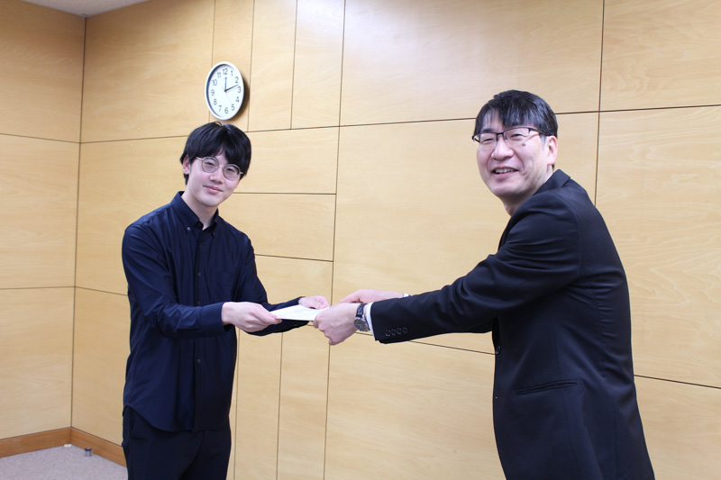 生命工学科2025年度資格試験合格者を表彰しました