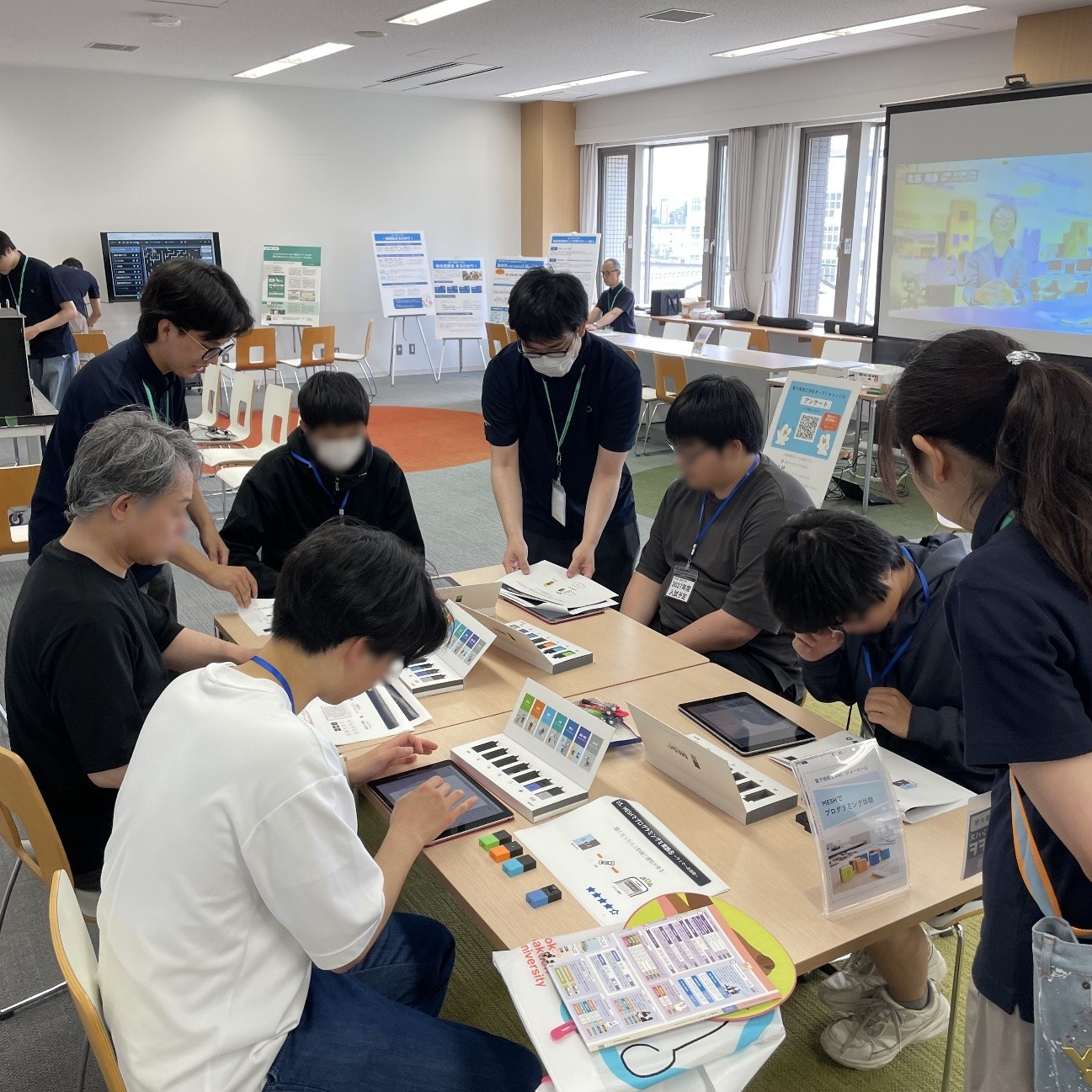 第1回オープンキャンパス電子情報工学科ブース