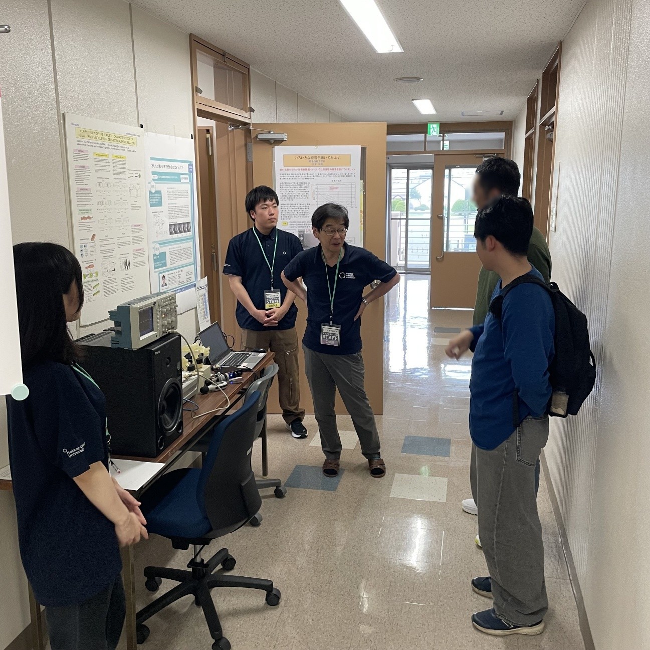 第1回オープンキャンパス電子情報工学科ブース