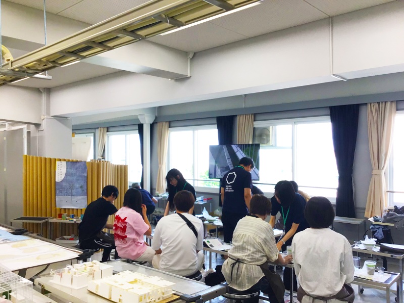 第1回オープンキャンパス建築学科ブース