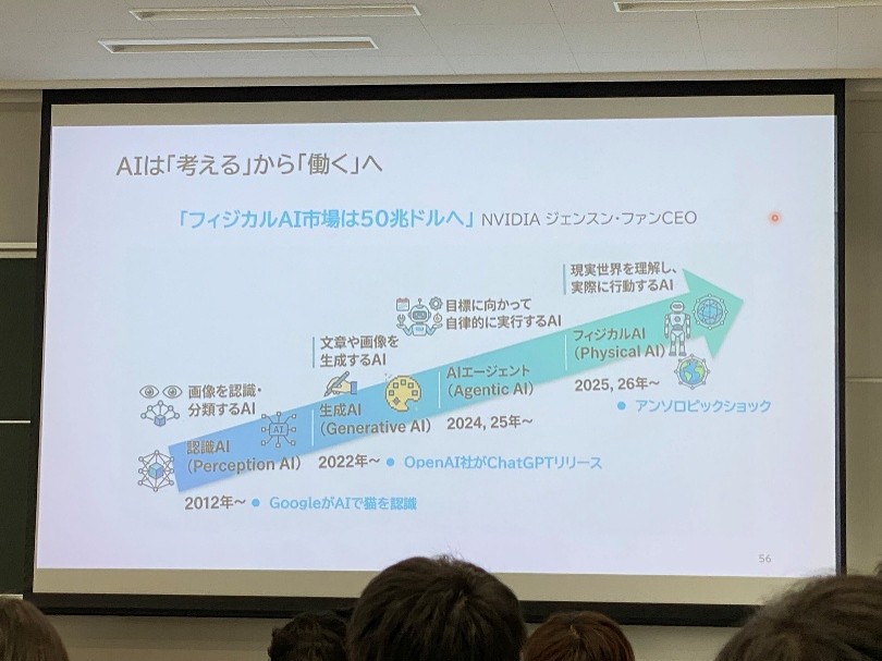電子情報工学科1年生向けの半導体業界に関する講演会を開催