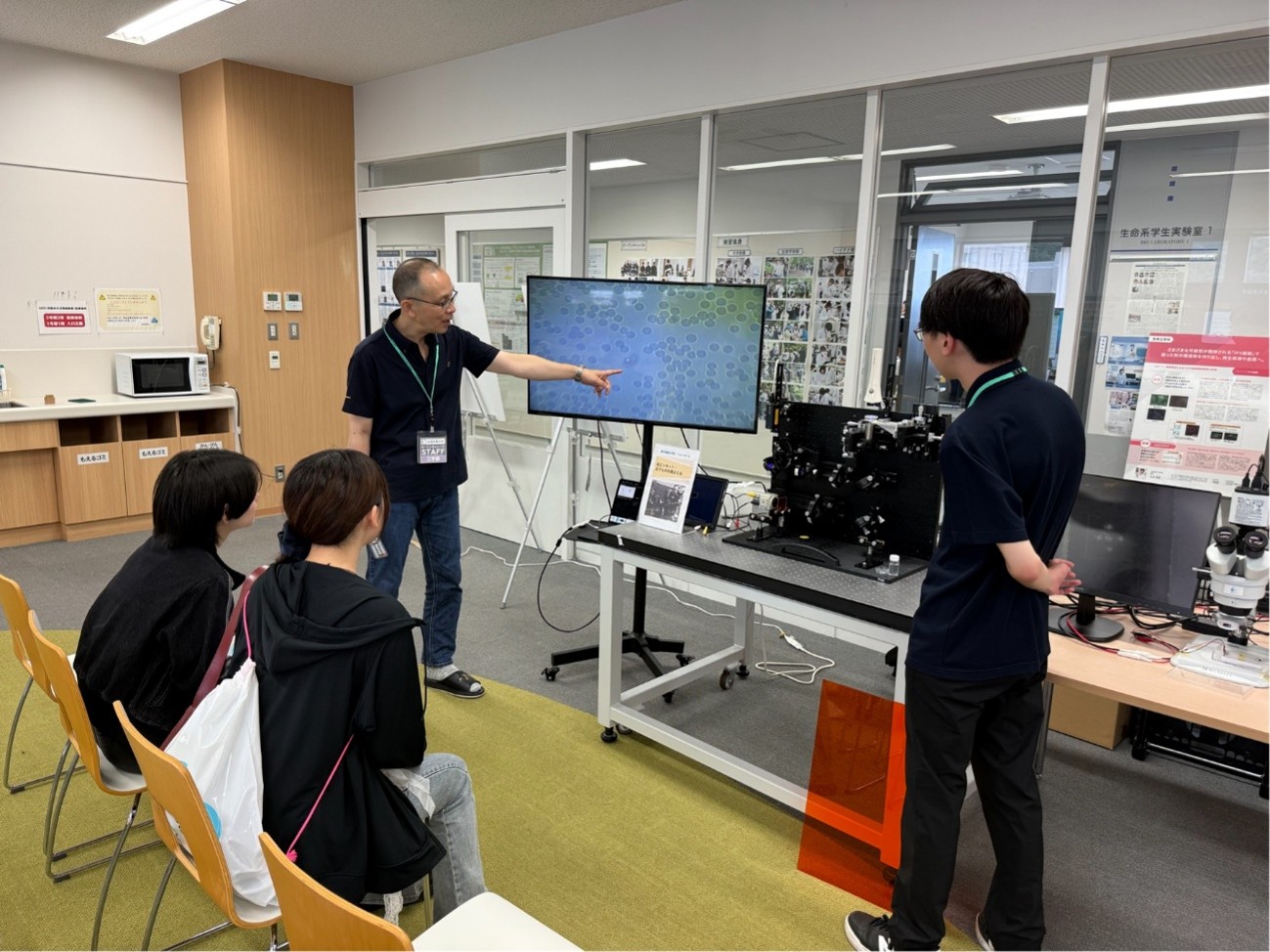 第2回オープンキャンパス電子情報工学科ブース