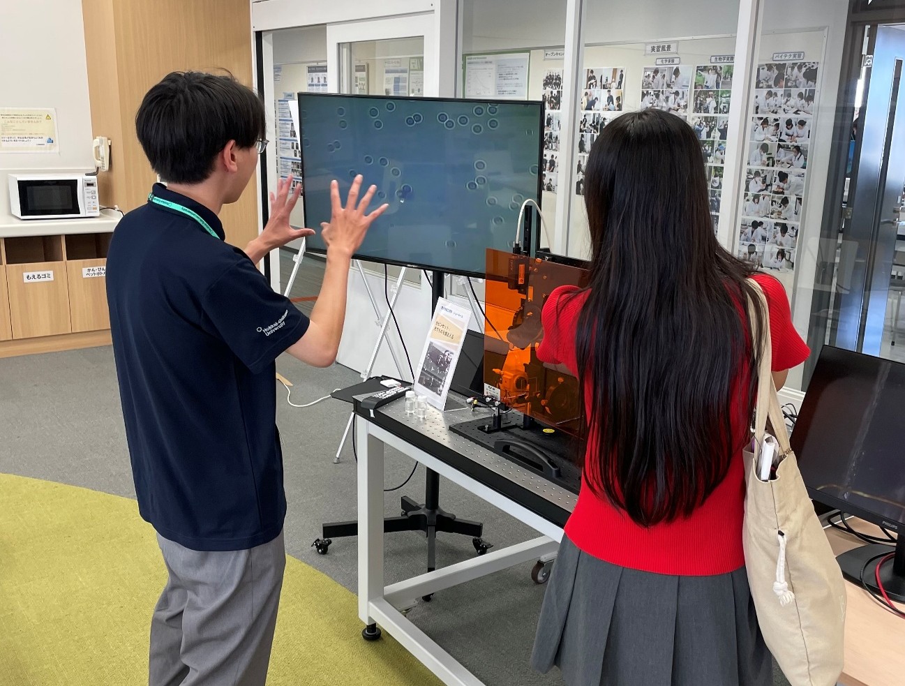 第2回オープンキャンパス電子情報工学科ブース