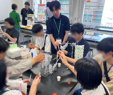 第2回オープンキャンパス生命工学科ブース