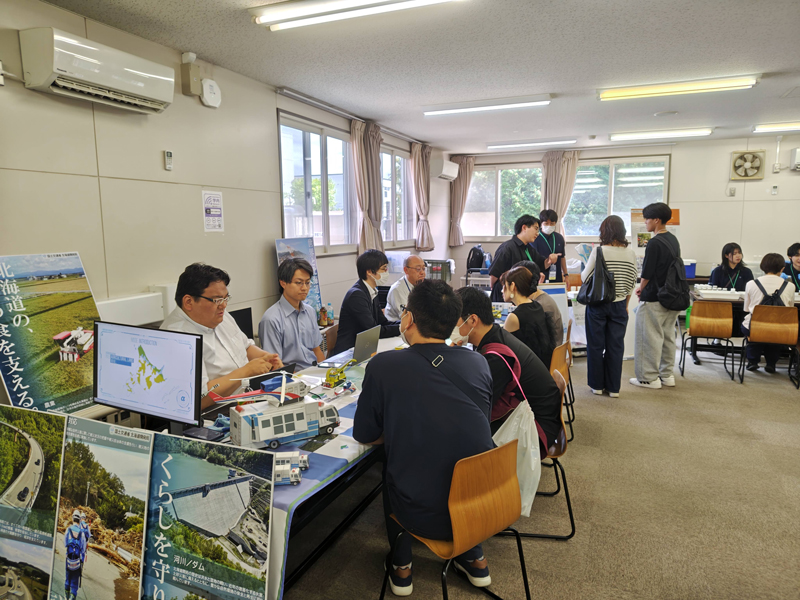 第2回オープンキャンパス社会環境工学科ブース