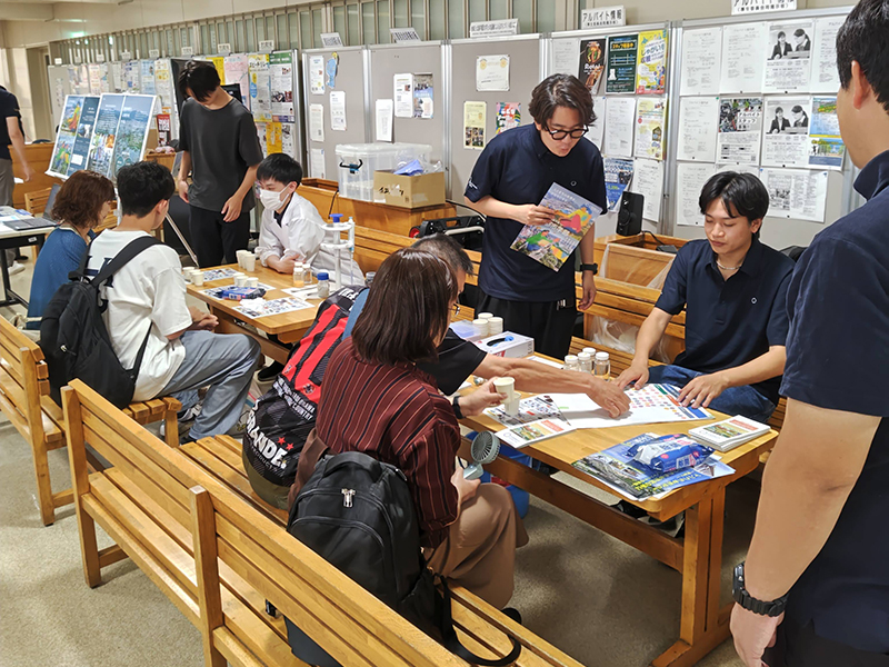 第2回オープンキャンパス社会環境工学科ブース