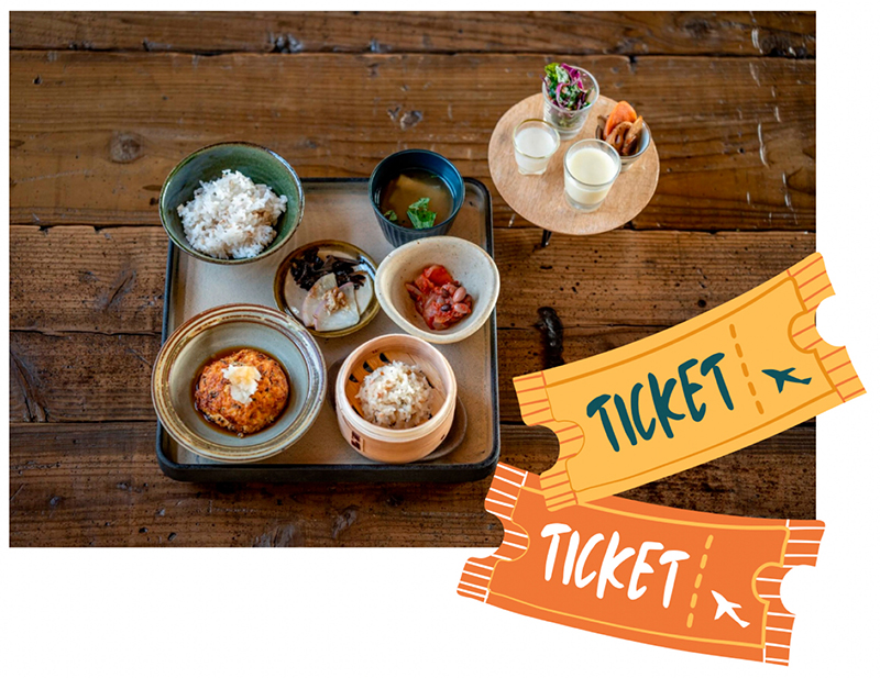 SOILIKKLEお食事券2枚(季節の便り付き)