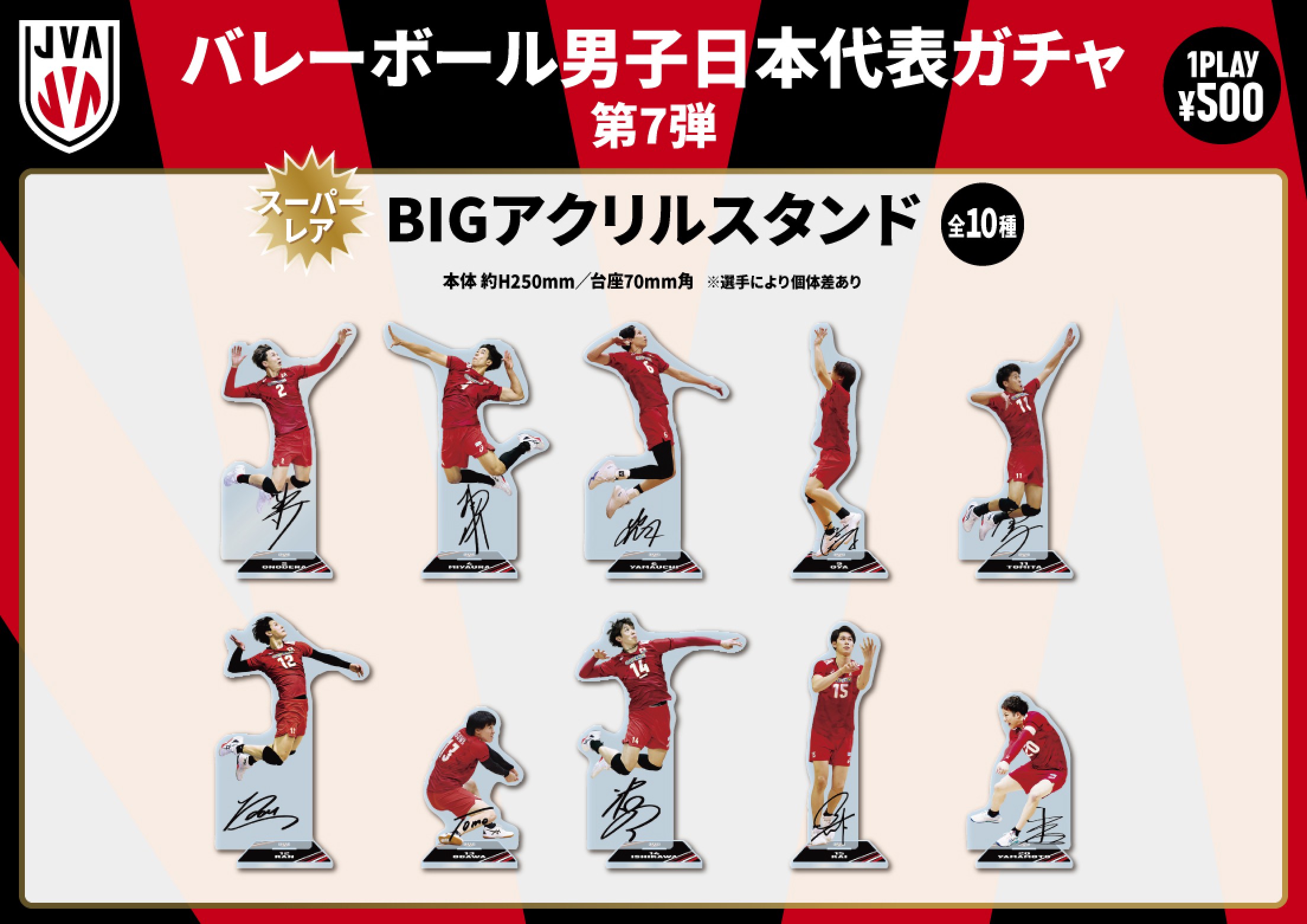 バレーボール男子日本代表】バレーボール男子日本代表ガチャ 第7