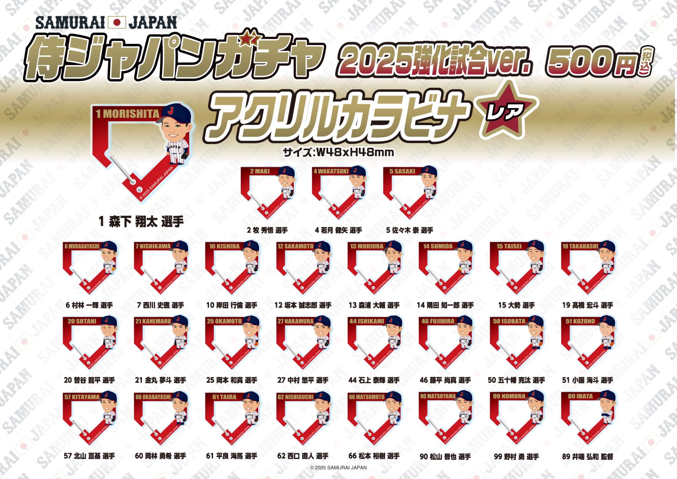 侍ジャパン】2025強化試合ver. | モバガチャ