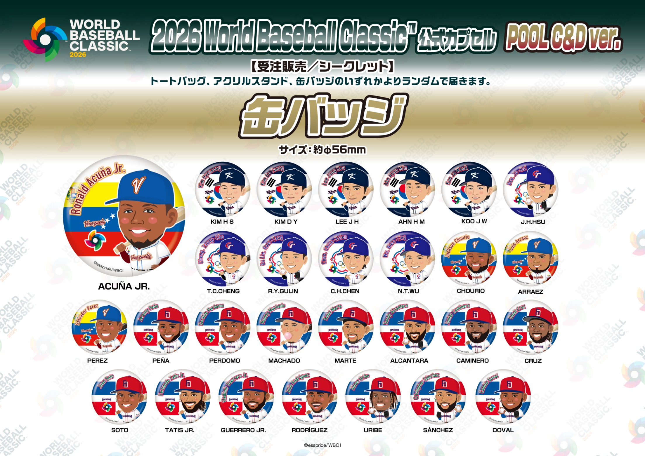 ケ*イ様 【関係者用】WORLD BASEBALL CLASSIC 2026 パ 2026 World Baseball Classic® Tokyo Pool Presented by dip』日本戦を