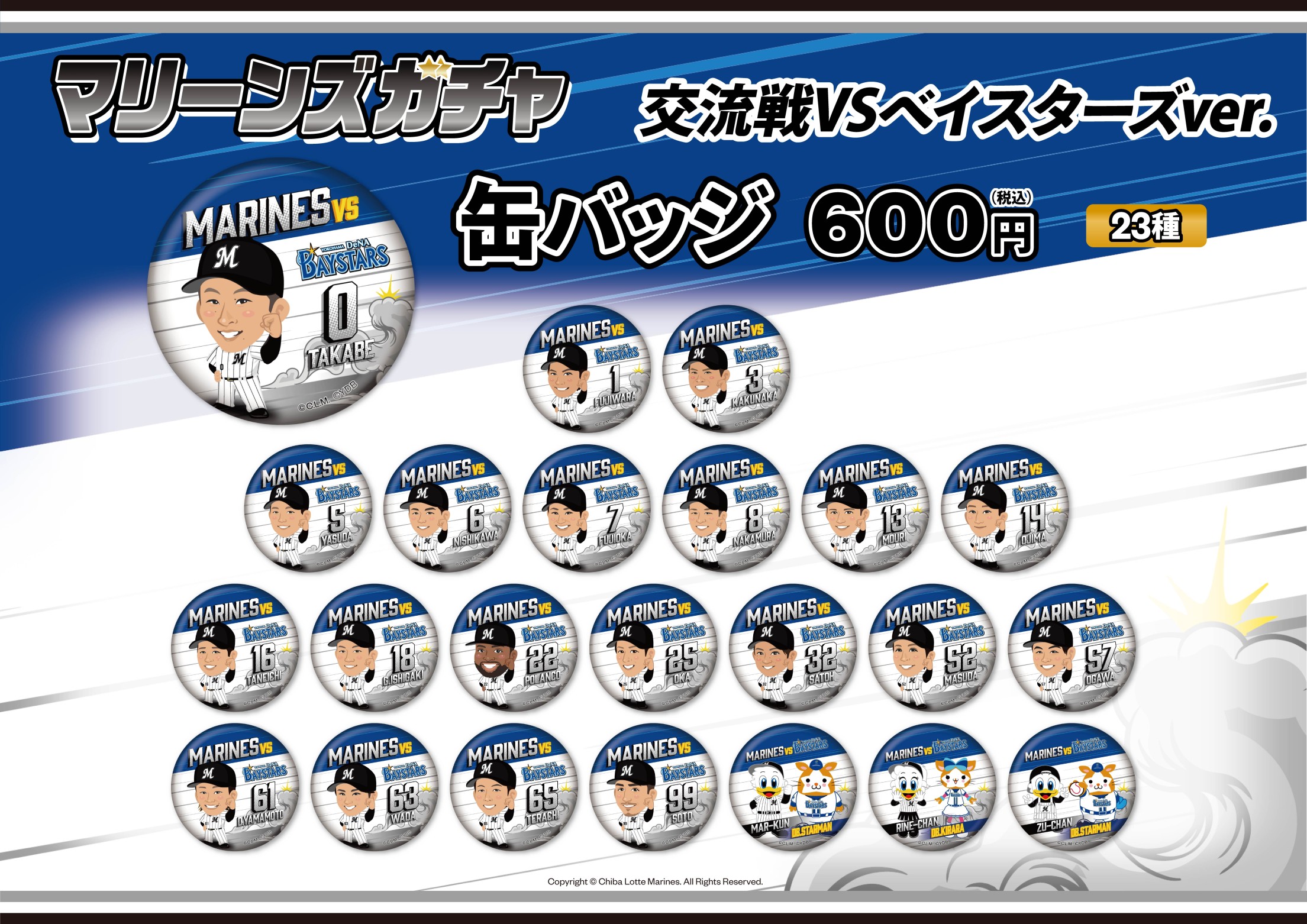 千葉ロッテ】交流戦VSベイスターズver. | モバガチャ