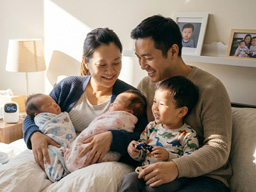 親愛的，我們是五口之家！