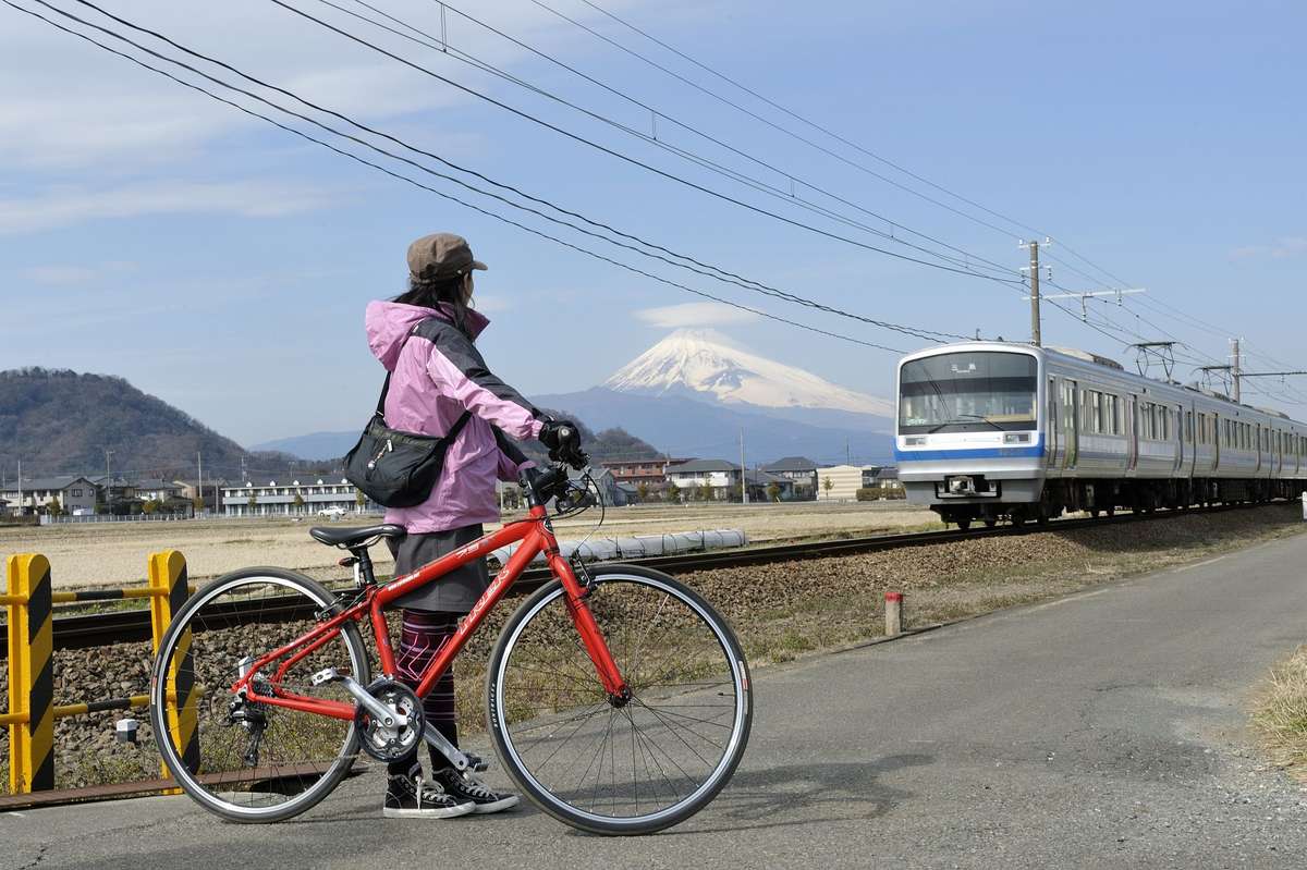 富士山ビュー＆狩野川沿いの景色に癒されるサイクリングコース 