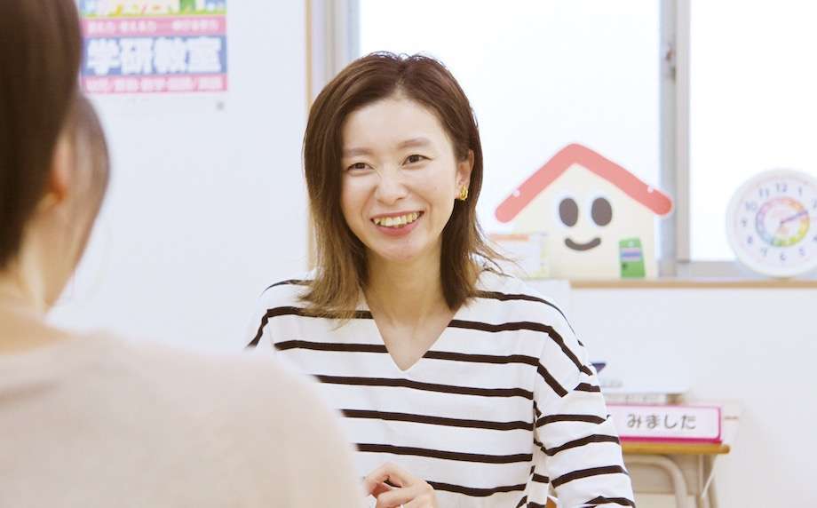 「学研」で教室を開いた先生の画像