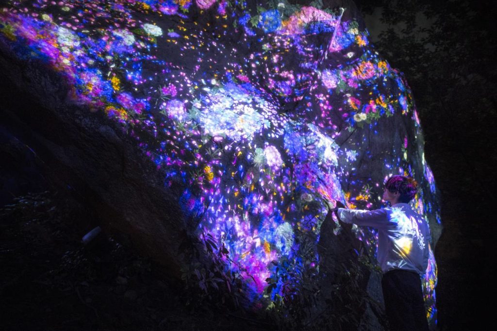 teamLab X earth music & ecology
a forest where gods live