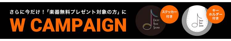 さらに今だけ！Wキャンペーン ステッカー付き キーホルダー付き